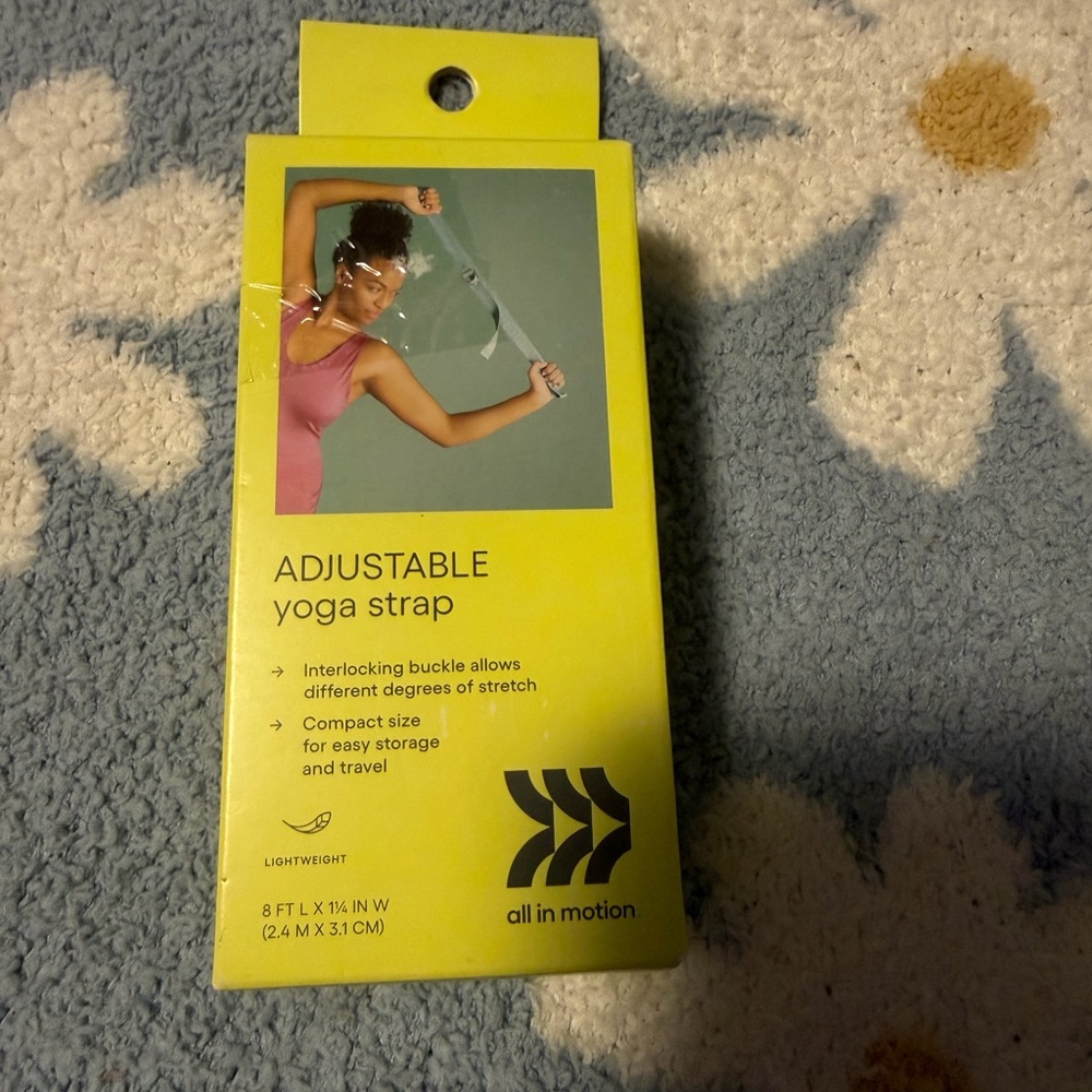 All in Motion Adjustable Yoga Strap -Green